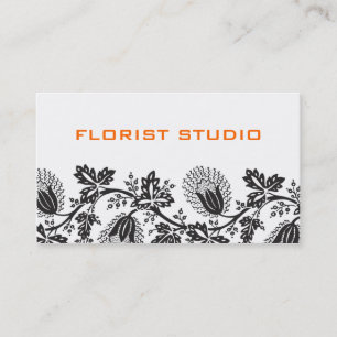 Damask Floral Visitekaartjes
