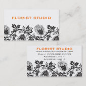 Damask Floral Visitekaartjes (Voorkant / Achterkant)