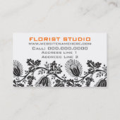Damask Floral Visitekaartjes (Achterkant)