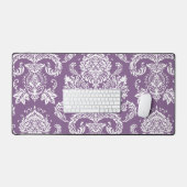 Damask Franse Lila Basic Color Complementating Bureaumat (Keyboard & Muis)