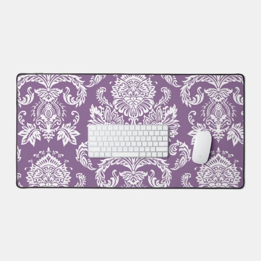 Damask Franse Lila Basic Color Complementating Bureaumat (Keyboard & Muis)
