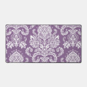 Damask Franse Lila Basic Color Complementating Bureaumat (Voorkant)