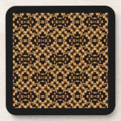 Damask French Lace Bier Onderzetter (Voorkant)