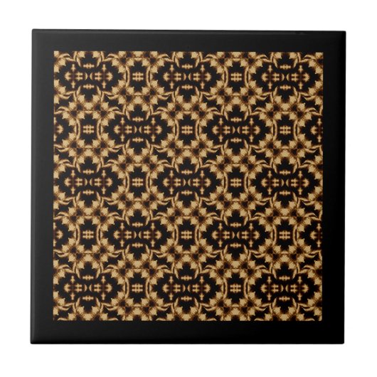 Damask French Lace Tile/Trivet/Onderzetter Tegeltje (Voorkant)