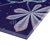 Damask Frost Flower Large Glass Cutting Board Snijplank (Hoek)