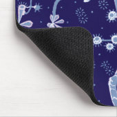 Damask Frost Flower Mousepad Muismat (Hoek)