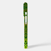 DAMASK GEM MONOGRAM geel groen Case-Mate iPhone Case (Achterkant / Links)