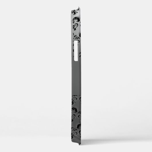 DAMASK GEM MONOGRAM Geel wit kristal Case-Mate iPhone Case (Achterkant / Rechts)