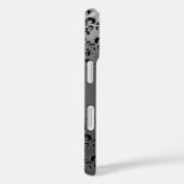 DAMASK GEM MONOGRAM Geel wit kristal Case-Mate iPhone Case (Achterkant / Rechts)