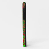 DAMASK GEM MONOGRAM groen rood Case-Mate iPhone Case (Achterkant/links)