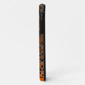 DAMASK GEM MONOGRAM oranje Case-Mate iPhone Case (Achterkant/links)