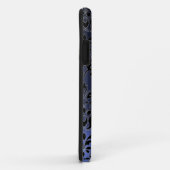 DAMASK GEM MONOGRAM paars donker Case-Mate iPhone Case (Achterkant/rechts)