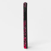 DAMASK GEM MONOGRAM roze Case-Mate iPhone Case (Achterkant/links)