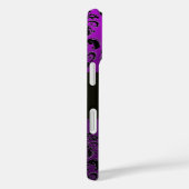DAMASK GEM MONOGRAM Violet Paarse Amethyst Case-Mate iPhone Case (Achterkant / Rechts)