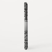 DAMASK GEM MONOGRAM wit zwart blauw Case-Mate iPhone Case (Achterkant/links)