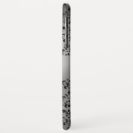 DAMASK GEM MONOGRAM wit zwart groen Case-Mate iPhone Case (Achterkant/links)