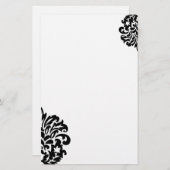 Damask gepersonaliseerd briefpapier (Voorkant / Achterkant)