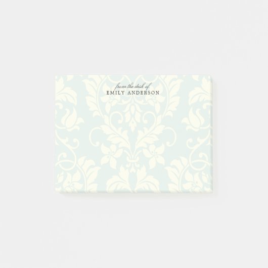 Damask gepersonaliseerde naam Post-it® Notes (Voorkant)