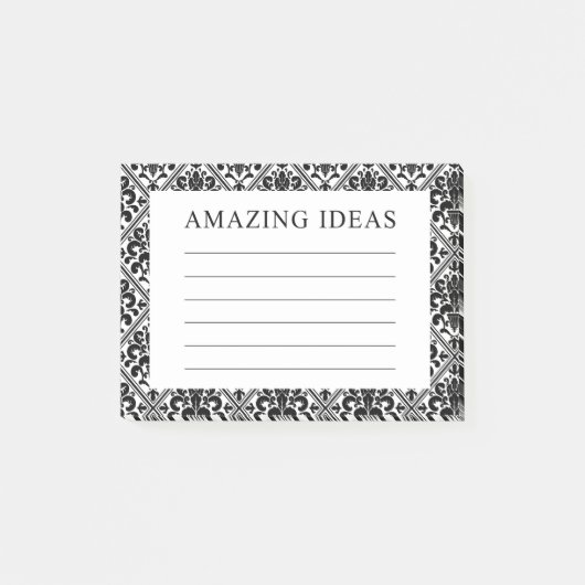 Damask geweldige ideeën post-it® notes (Voorkant)