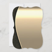 Damask Gingerbread Corporate Christmas Party Kaart (Achterkant)