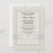 Damask Girls eerste communie uitnodiging (Achterkant)