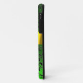 DAMASK GIRLY MONOGRAM green Gele lint Case-Mate iPhone Case (Achterkant/links)