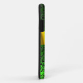 DAMASK GIRLY MONOGRAM green Gele lint Case-Mate iPhone Case (Achterkant/rechts)