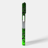 DAMASK GIRLY MONOGRAM green white lbon Case-Mate iPhone Case (Achterkant / Rechts)