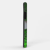 DAMASK GIRLY MONOGRAM green white lbon Case-Mate iPhone Case (Achterkant/rechts)