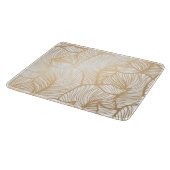 Damask Gold Floral Pattern Snijplank (Hoek)