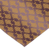 Damask Gold op Burgundy Korte Tafelloper (Hoek)
