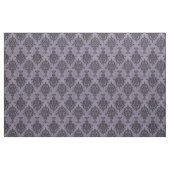 Damask Gothic Black op Paarse Stone Stof (Fat Quarter)