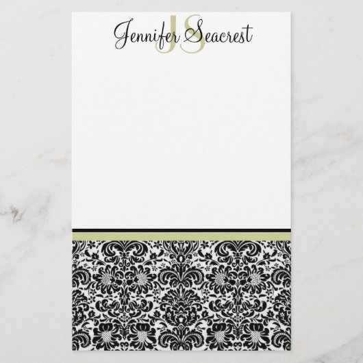 Damask, Goud Briefpapier (Voorkant)