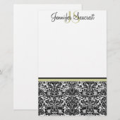 Damask, Goud Briefpapier (Voorkant / Achterkant)