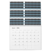 Damask Graphics Gras Illustratie Hoog, Kalender (Mar 2026)