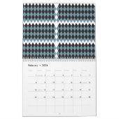 Damask Graphics Gras Illustratie Hoog, Kalender (Feb 2026)