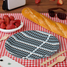 Damask Graphics Gras Illustratie Hoog, Papieren Bordje