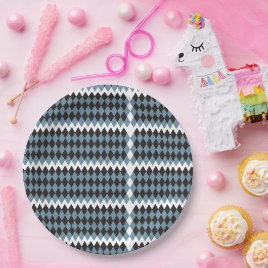 Damask Graphics Gras Illustratie Hoog, Papieren Bordje (Feest)