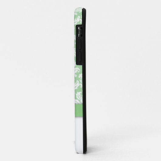Damask Green Bow iPhone 5 Hoesje (Achterkant/links)