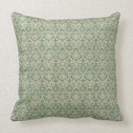 Damask Green Pattern Kussen