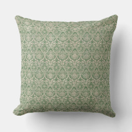 Damask Green Pattern Kussen