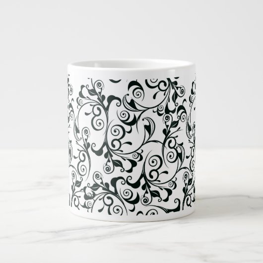 Damask Grote Koffiekop (Voorkant)