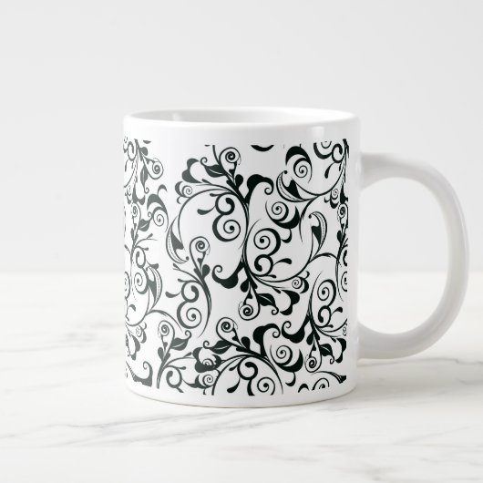 Damask Grote Koffiekop (Rechts)