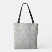 Damask Grunge Elegantie Tote Bag (Achterkant)