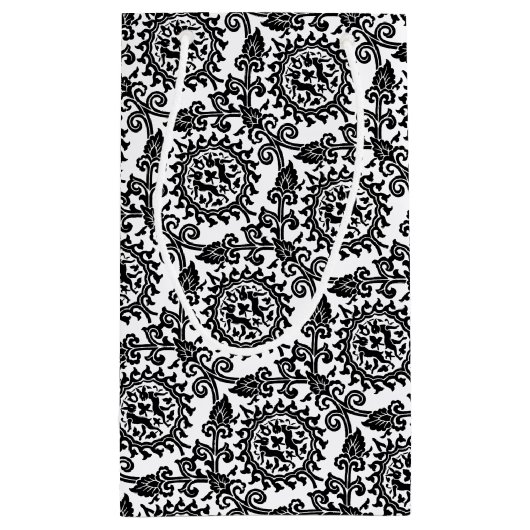 Damask Hare Pattern Klein Cadeauzakje (Achterkant)