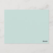  Damask Heart Mint Gold Tafelnummer (Achterkant)