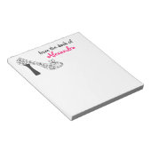 Damask High Hiel Stiletto Shoe Notitieblok (Schuin)