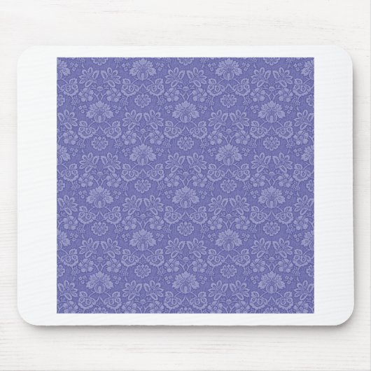 Damask in Blue Muismat (Voorkant)