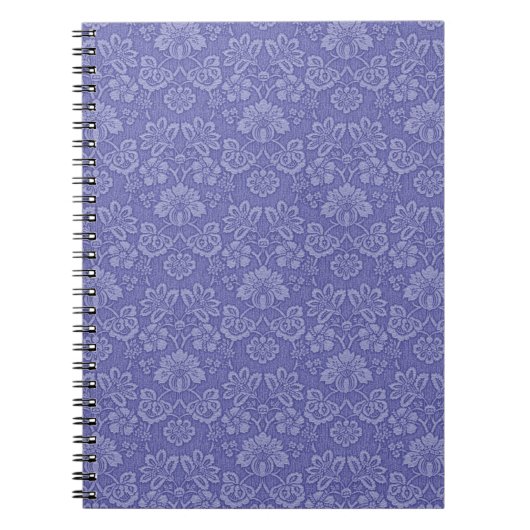 Damask in Blue Notitieboek (Voorkant)