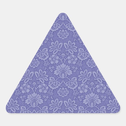 Damask in Blue Sticker (Voorkant)